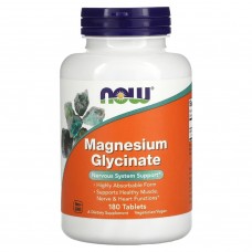NOW Magnesium Glycinate 180таб