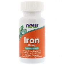 Now Iron (Железо) 18мг 120капс