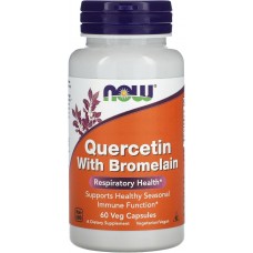 NOW Quercetin with bromelain 60капс