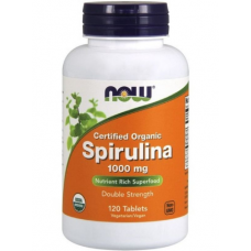 NOW Spirulina 1000mg 120таб