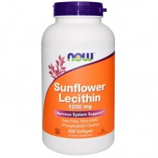 NOW Sunflower Lecithin 1200мг 200капс