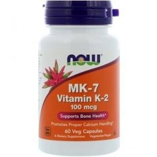 NOW VITAMIN K-2 MK7 100мкг 60капс